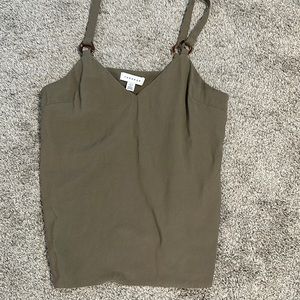 Topshop size 4 green tank